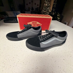 Vans Old Skool Reflective Pop Black Pewt Size 6.5JN/Wmns 8.0 BNIB